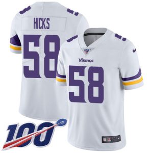 Vikings #58 Jordan Addison White Youth Stitched NFL 100th Season Vapor Untouchable Limited Jersey