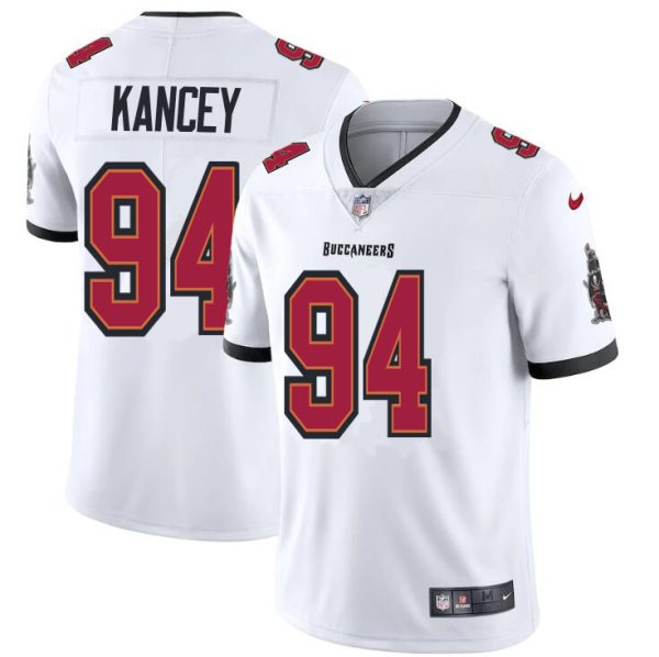 Tampa Bay Buccaneers #94 Calijah Kancey Youth White Vapor Limited Jersey