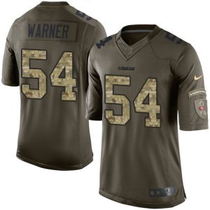 49ers #54 fred warner green men's stitched nfl limited 2015 salute to service cheap jersey