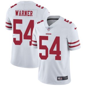 49ers #54 Fred Warner White Youth Stitched NFL Vapor Untouchable Limited Jersey