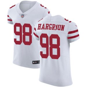 youth 49ers #98 Javon Hargrave White Men's Stitched NFL Vapor Untouchable Elite Jersey