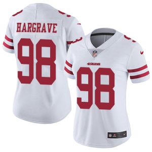 49ers #98 Javon Hargrave White Women's Stitched NFL Vapor Untouchable Limited Jersey