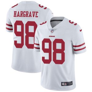 wholesale 49ers #98 Javon Hargrave White Youth Stitched NFL Vapor Untouchable Limited Jersey