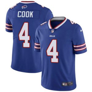 Bills #4 James Cook Royal Blue Team Color Youth Stitched NFL Vapor Untouchable Limited Jersey