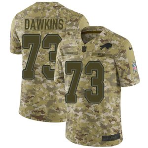 bills #73 dion dawkins camo men's stitched nfl limited 2018 salute to service wholesale jersey