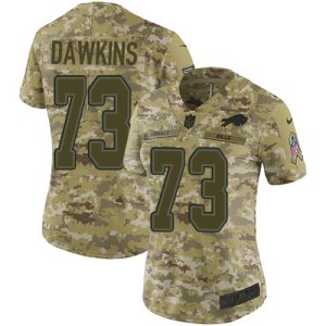 bills #73 dion dawkins camo women's stitched nfl limited 2018 salute to service wholesale jersey