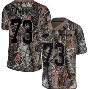 limited Bills #73 Dion Dawkins Camo Youth Stitched NFL Limited Rush Realtree Jersey