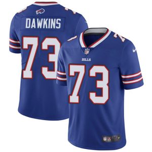 bills #73 dion dawkins royal blue team color youth stitched nfl vapor untouchable limited customized jersey