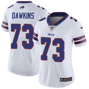 Bills #73 Dion Dawkins White Women's Stitched NFL Vapor Untouchable Limited Jersey