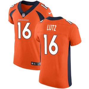 Broncos #16 Wil Lutz Orange Team Color Men's Stitched NFL Vapor Untouchable Elite Jersey