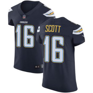 Chargers #16 J.K. Scott Navy Blue Team Color Men's Stitched NFL Vapor Untouchable Elite Jersey