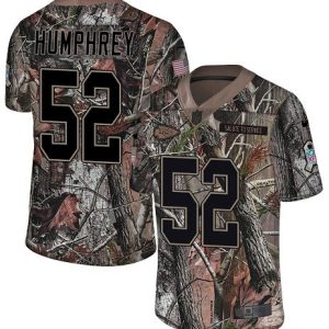 elite Chiefs #52 Creed Humphrey Camo Men's Stitched NFL Limited Rush Realtree Jersey