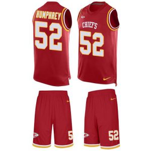 Chiefs #52 Creed Humphrey Red Team Color Men's Stitched NFL Limited Tank Top Suit Jersey