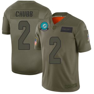 wholesale Dolphins #2 Bradley Chubb Camo Men's Stitched NFL Limited 2019 Salute To Service Jersey