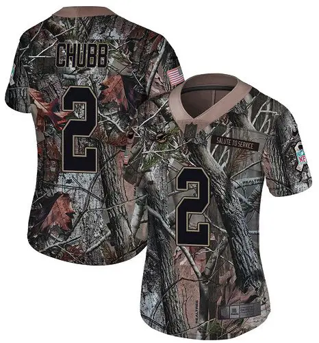 cheap Dolphins #2 Bradley Chubb Camo Women's Stitched NFL Limited Rush Realtree Jersey