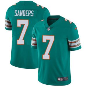 Dolphins #7 Jason Sanders Aqua Green Alternate Men's Stitched NFL Vapor Untouchable Limited Jersey