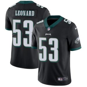 Eagles #53 Shaquille Leonard Black Alternate Men's Stitched NFL Vapor Untouchable Limited Jersey