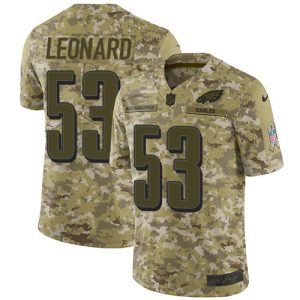 eagles #53 shaquille leonard camo men's stitched nfl limited 2018 salute to service cheap jersey