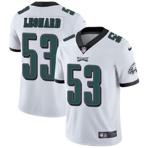 eagles #53 shaquille leonard white men's stitched nfl vapor untouchable limited wholesale jersey