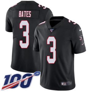 falcons #3 jessie bates black alternate men's stitched nfl 100th season vapor untouchable limited cheap jersey