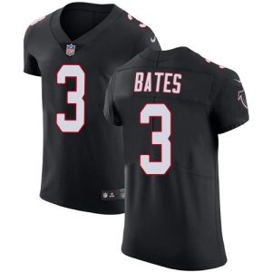 Falcons #3 Jessie Bates Black Alternate Men's Stitched NFL New Elite Jersey