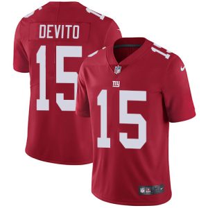 wholesale Giants #15 Tommy DeVito Red Alternate Youth Stitched NFL Vapor Untouchable Limited Jersey