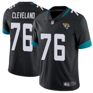 jaguars #76 ezra cleveland black team color men's stitched nfl vapor untouchable limited wholesale jersey