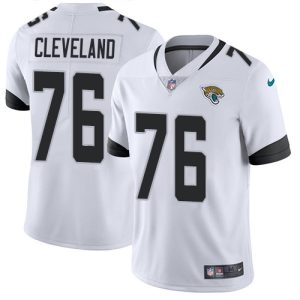 jaguars #76 ezra cleveland white men's stitched nfl vapor untouchable limited wholesale jersey