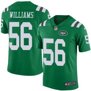 Jets #56 Quincy Williams Green Youth Stitched NFL Elite Rush Jersey