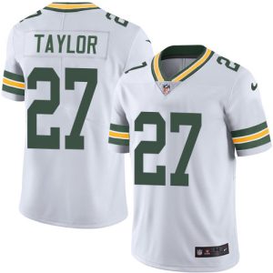 cheap Packers #27 Patrick Taylor White Men's Stitched NFL Vapor Untouchable Limited Jersey