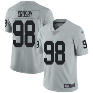 raiders #98 maxx crosby silver men's stitched nfl limited inverted legend cheap jersey