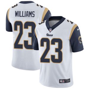 wholesale Rams #23 Kyren Williams White Youth Stitched NFL Vapor Untouchable Limited Jersey