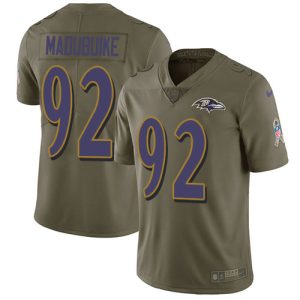 ravens #92 justin madubuike olive youth stitched nfl limited 2017 salute to service wholesale jersey