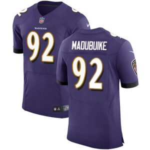 replica Ravens #92 Justin Madubuike Purple Team Color Men's Stitched NFL Vapor Untouchable Elite Jersey