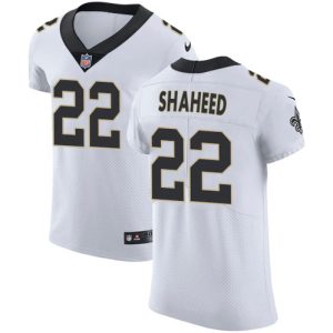 Saints #22 Rashid Shaheed White Men's Stitched NFL Vapor Untouchable Elite Jersey