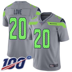 Seahawks #20 Julian Love Camo Youth Stitched NFL Limited Rush Realtree Jersey