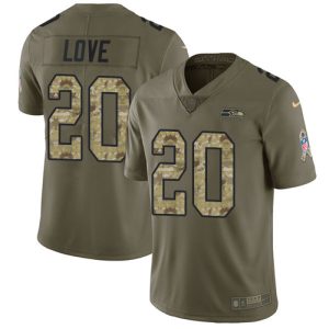 youth Seahawks #20 Julian Love Grey Alternate Youth Stitched NFL 100th Season Vapor Untouchable Limited Jersey