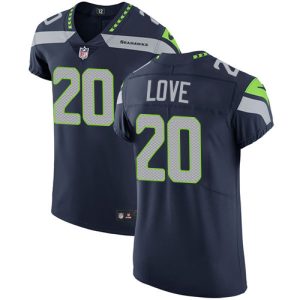 wholesale Seahawks #20 Julian Love Steel Blue Team Color Men's Stitched NFL Vapor Untouchable Elite Jersey