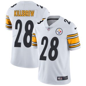 limited Steelers #28 Miles Killebrew White Youth Stitched NFL Vapor Untouchable Limited Jersey